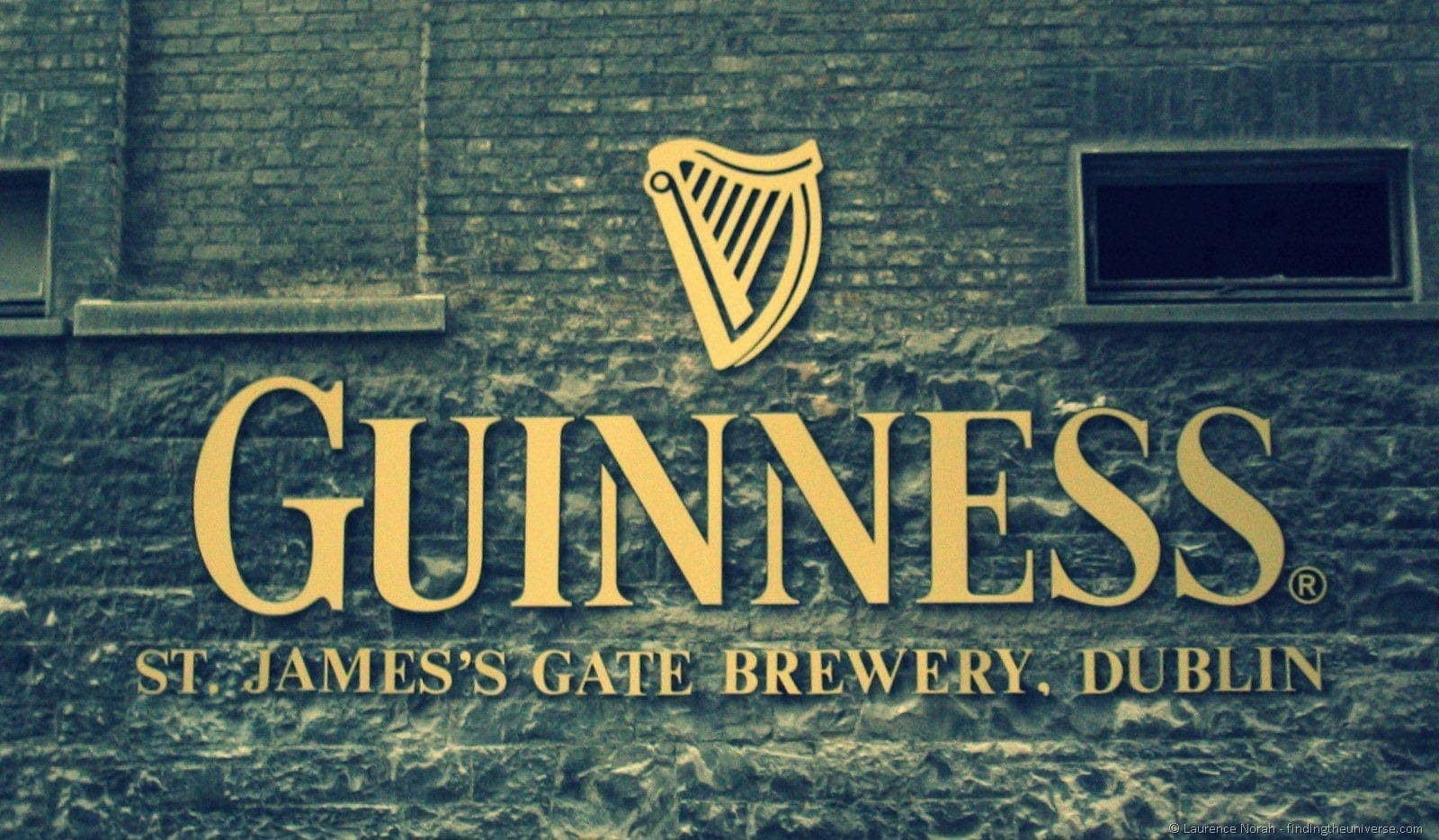 Guinness sign Dublin brewery