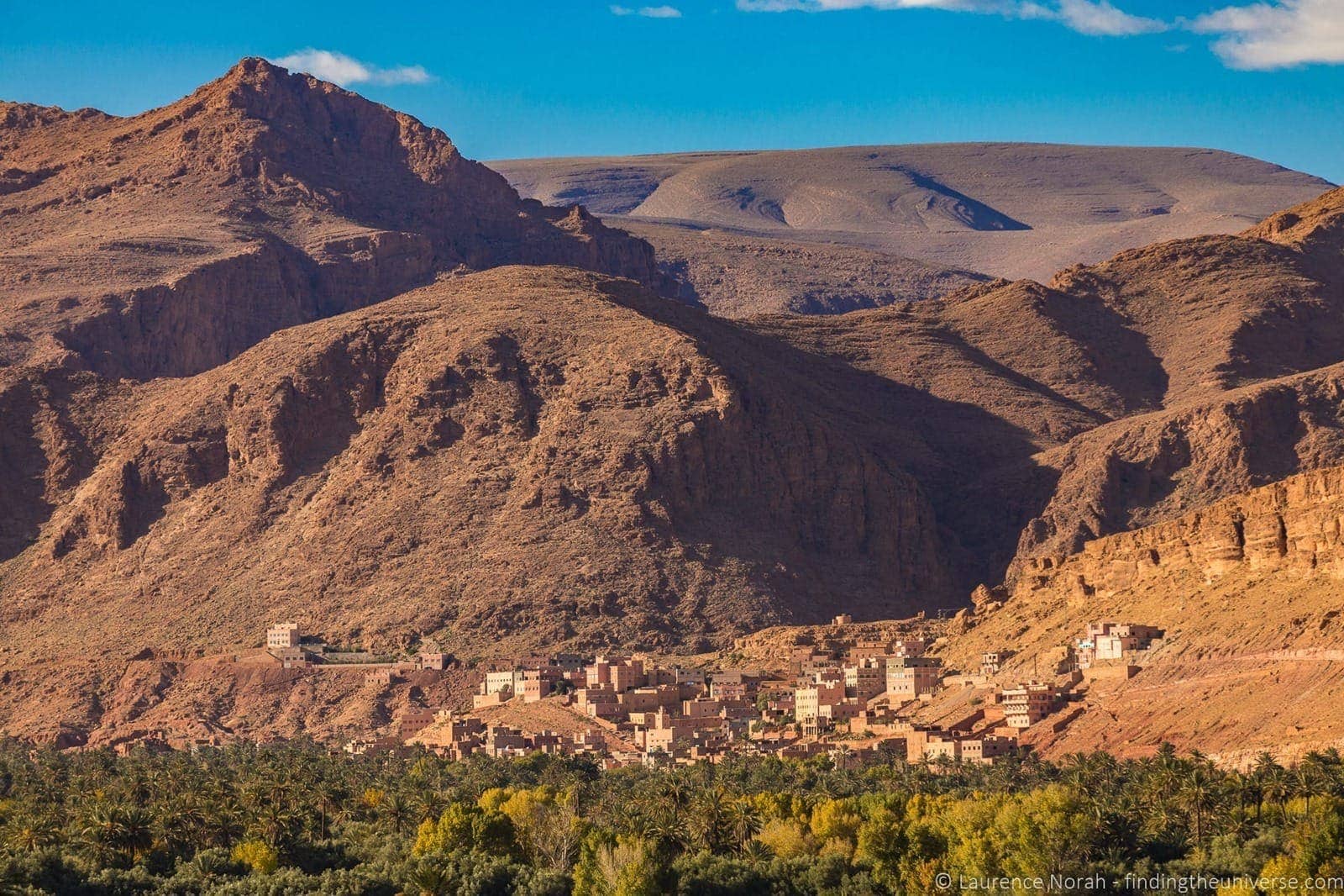 Landscape near Todgha gorge Morocco