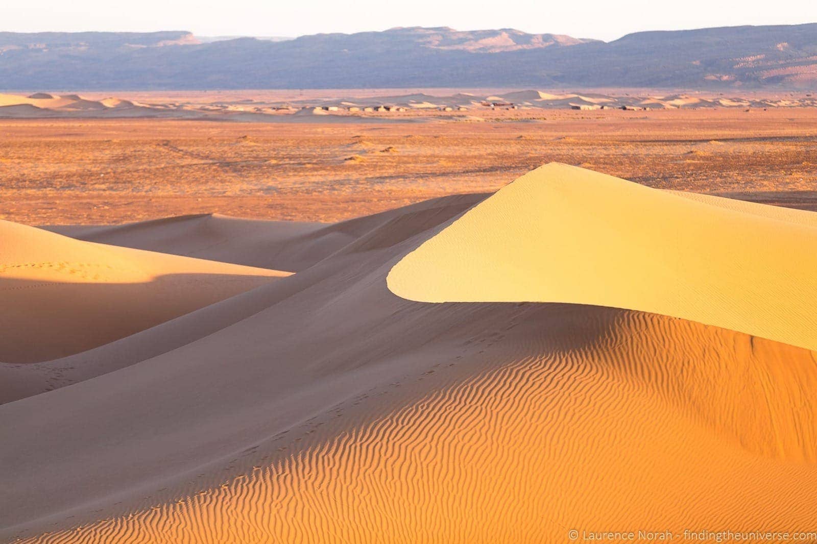 Sand dune sahara Morocco