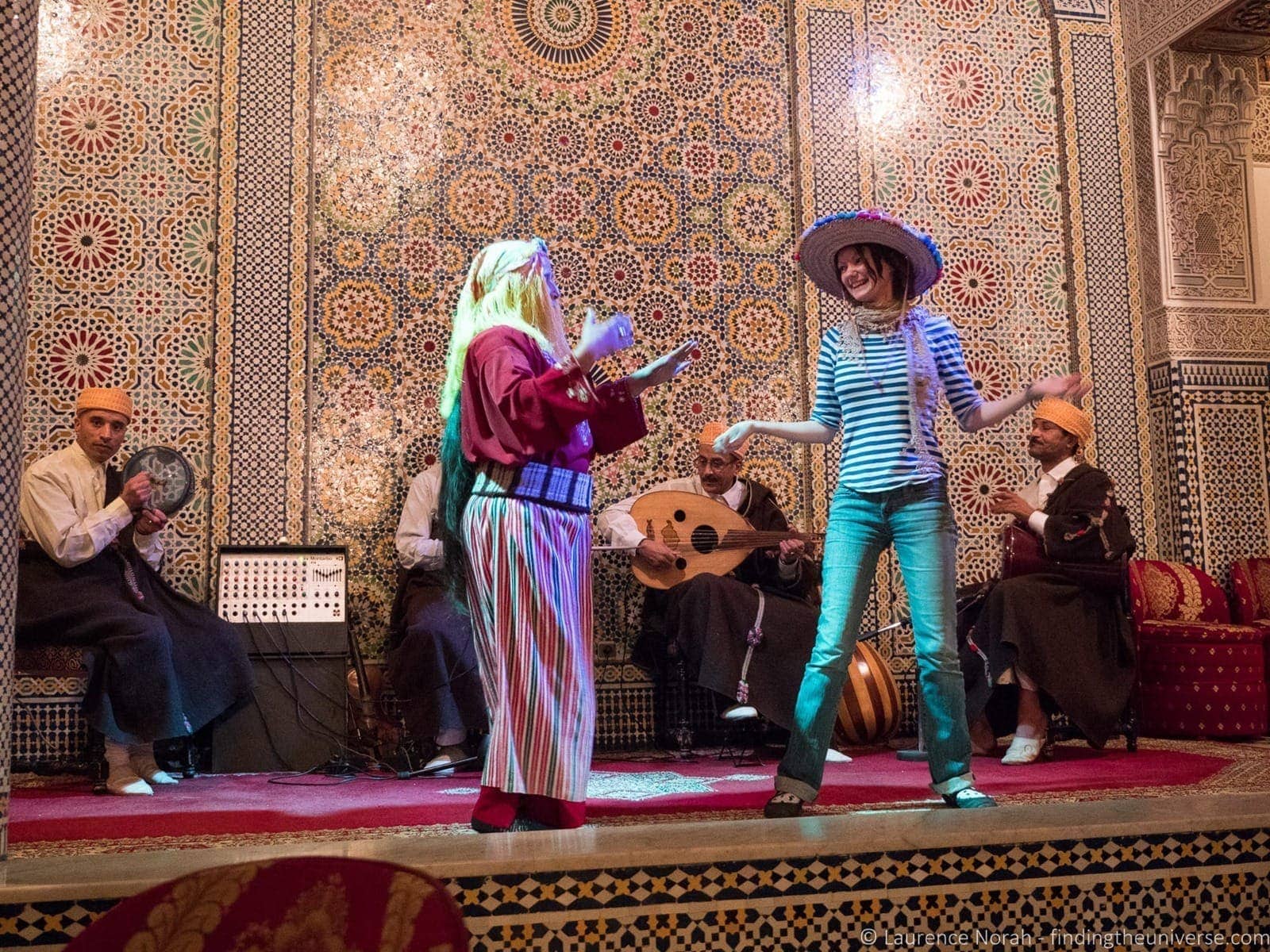 Stage show Fez Morocco