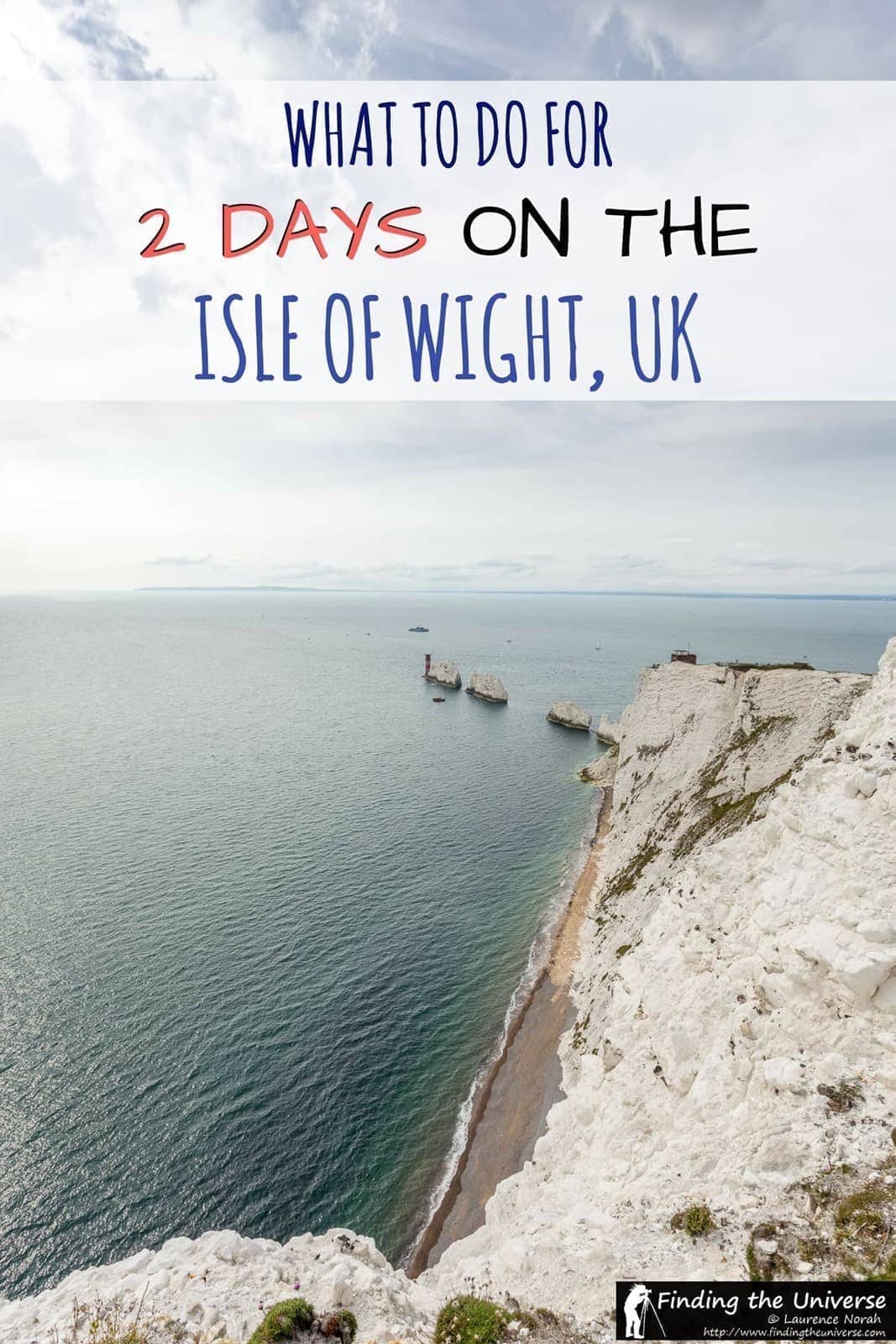 A 2 Day Isle Of Wight Itinerary covering some of the main attractions on the island as well as ideas for where to stay, how to get around and where to eat!