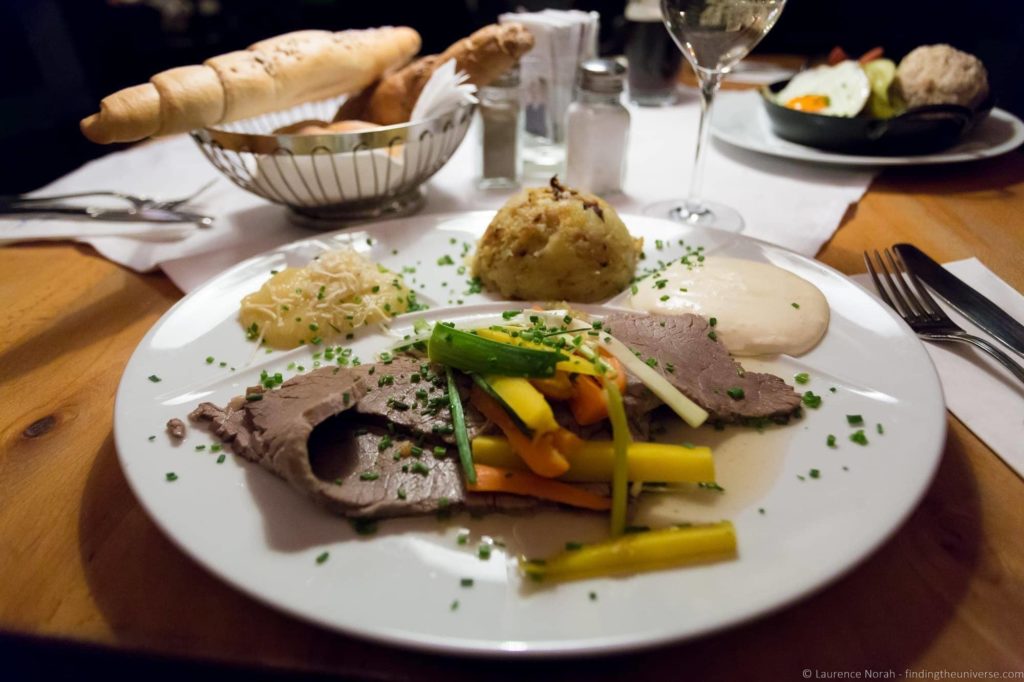 3 days in Vienna - Tafelspitz Traditional Viennese dish Vienna