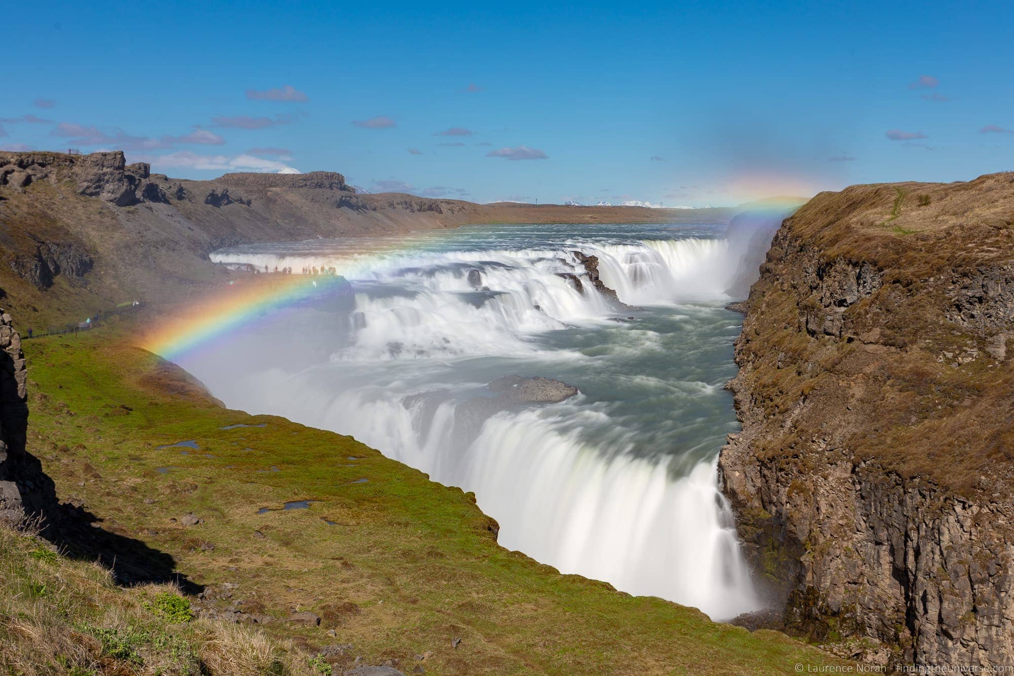 Rainbow over Gulfoss Iceland