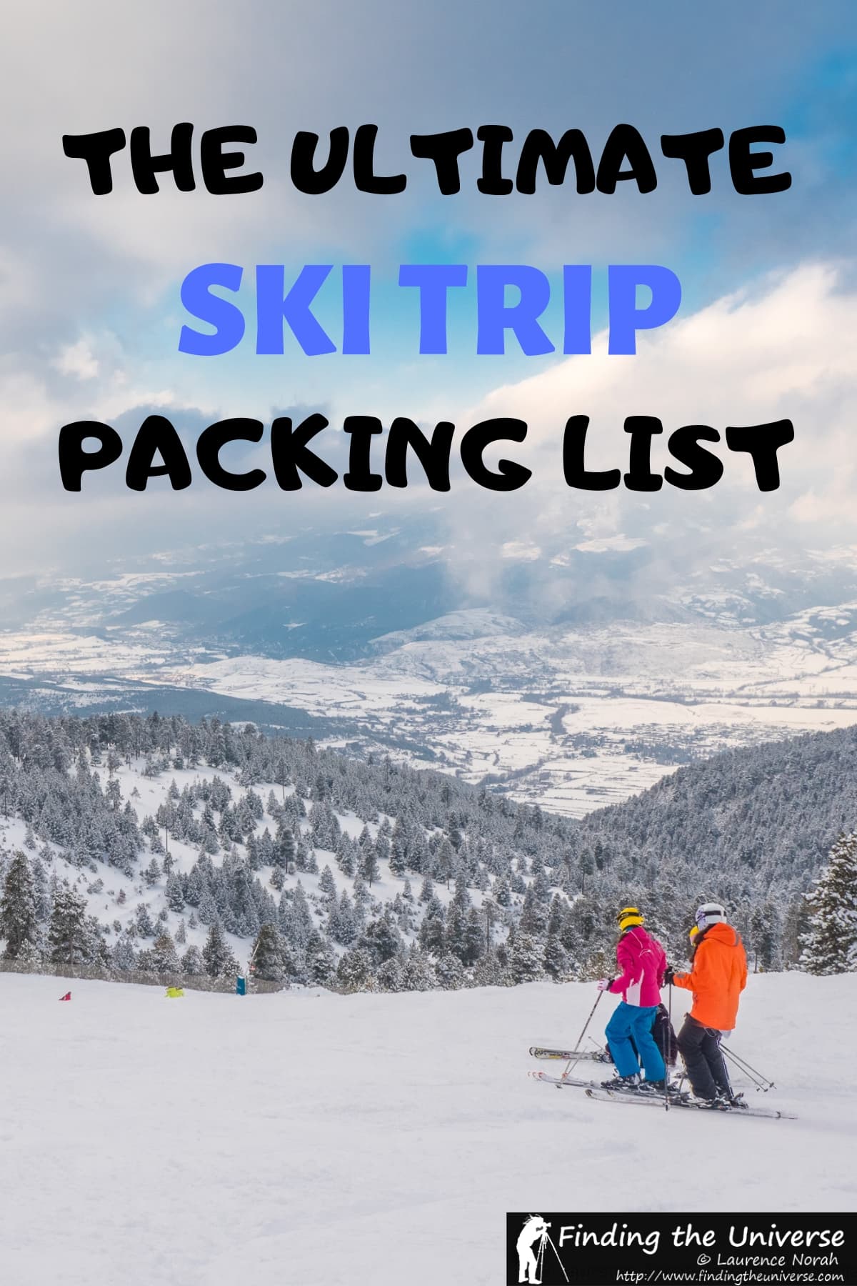 Detailed guide to what to pack for a ski trip, including skiing equipment, suggested clothes, and everything else! #travel #skiing #ski #packing #packinglist