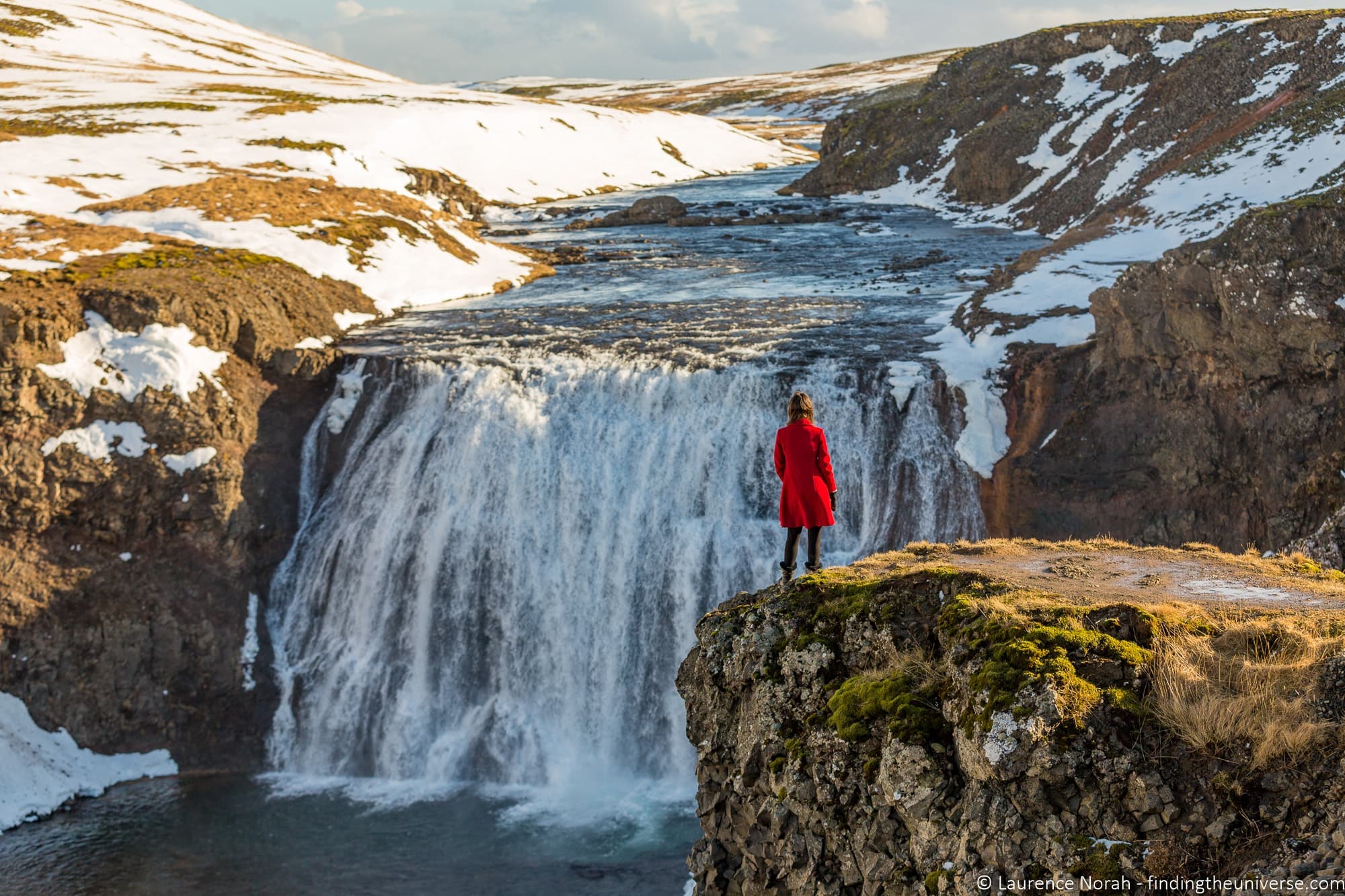 Thorufoss waterfall Iceland