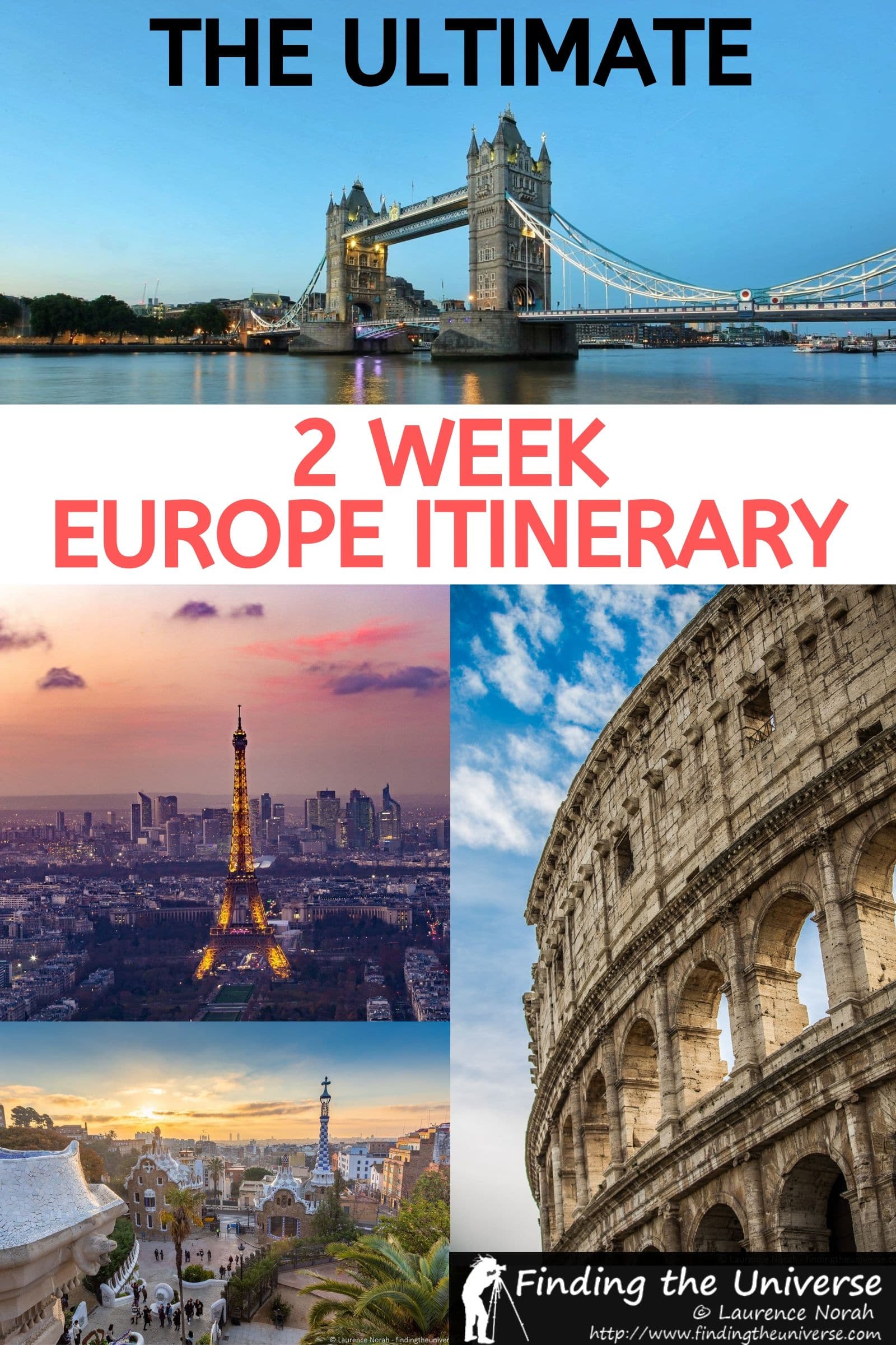 A detailed 2 week Europe itinerary, with things to do, tips for travel, accommodation and money saving 