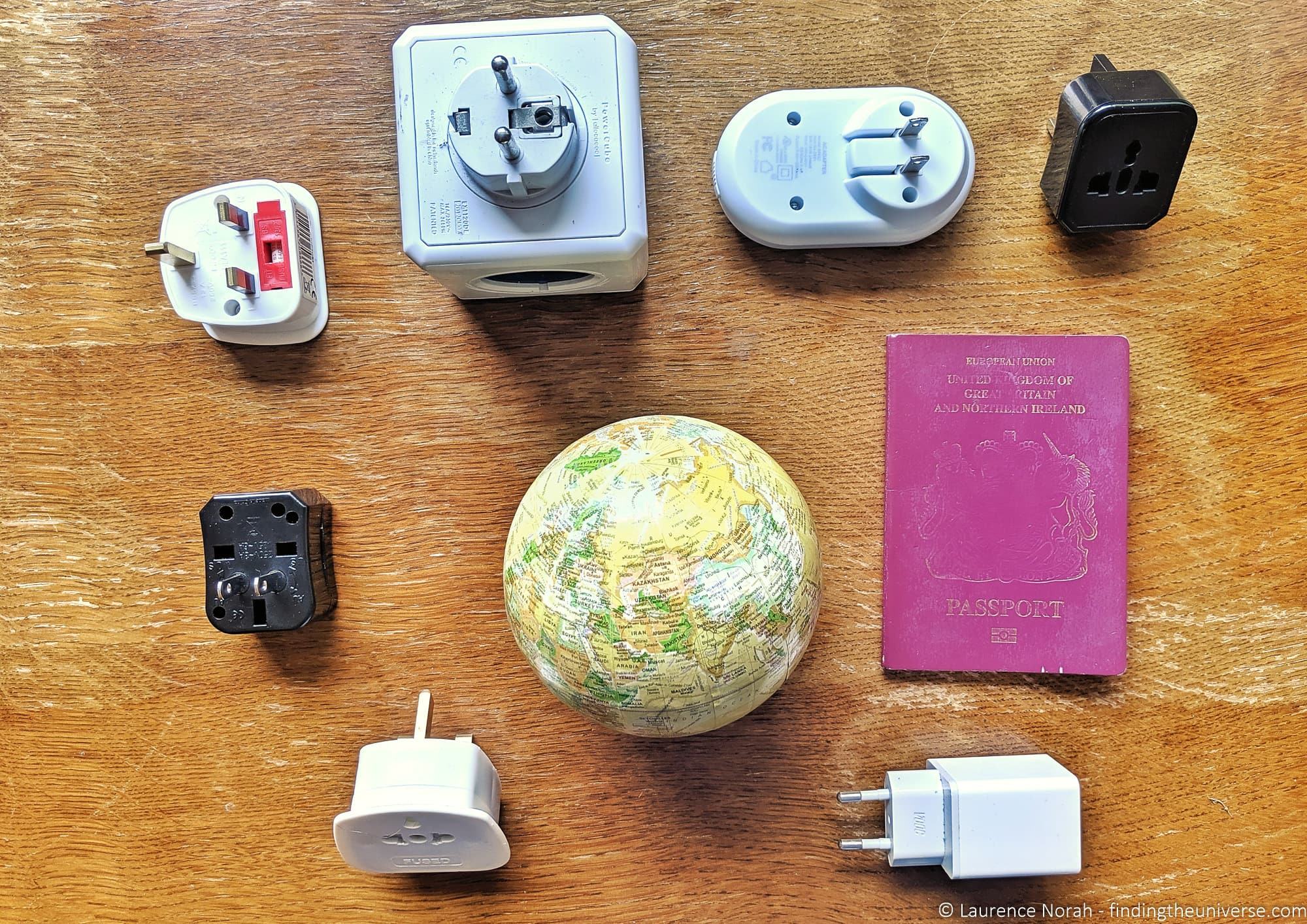 2x Travel Adapter Adapter Plug para Inglaterra - Travel Plug Power