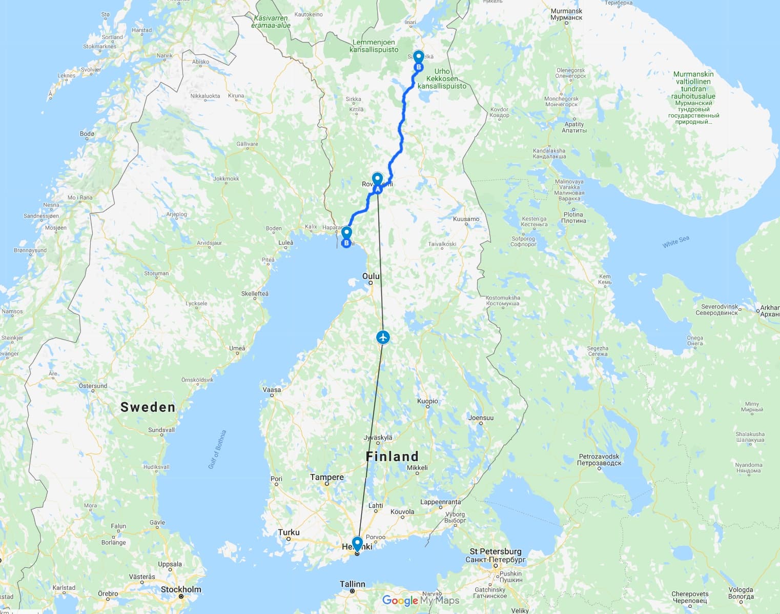 places to visit in finland in january