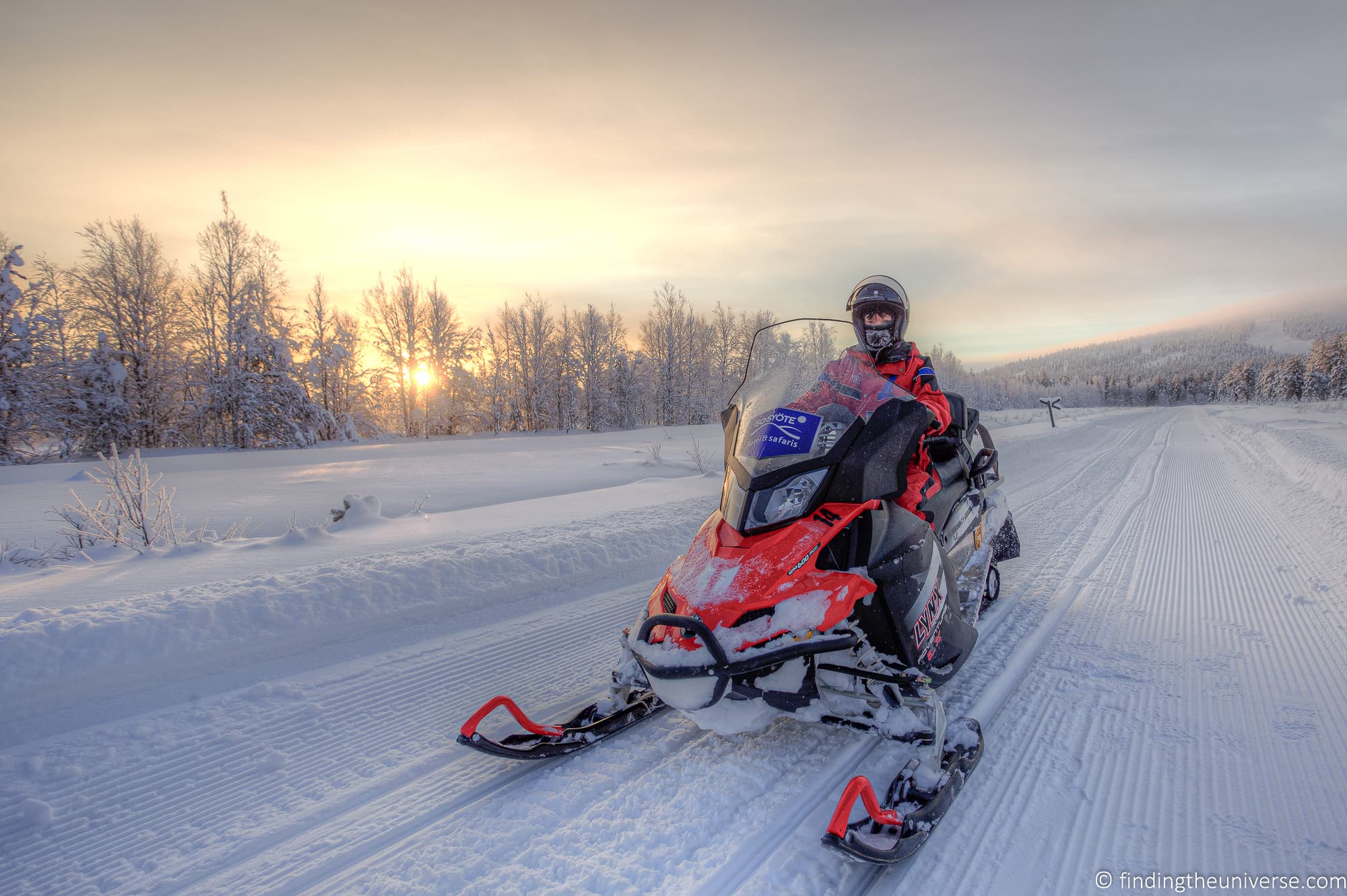Snowmobiling Finland