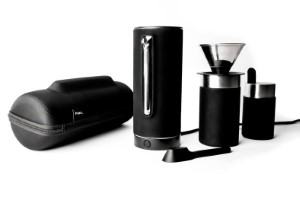 travel coffee grinder and brewer