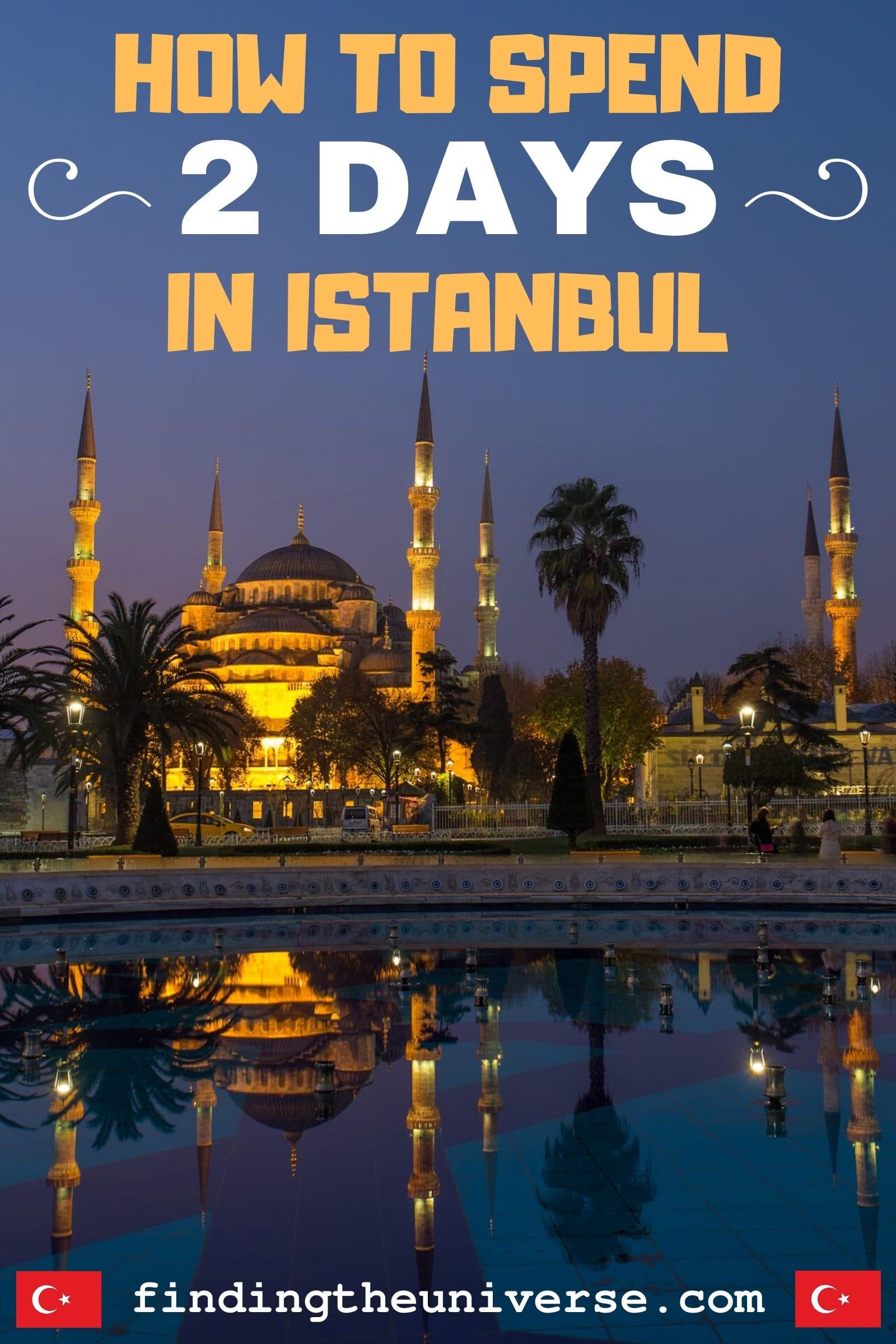 A detailed guide to spending 2 days in Istanbul. Contains a complete 2 day Istanbul itinerary, as well as a map and tips for your visit