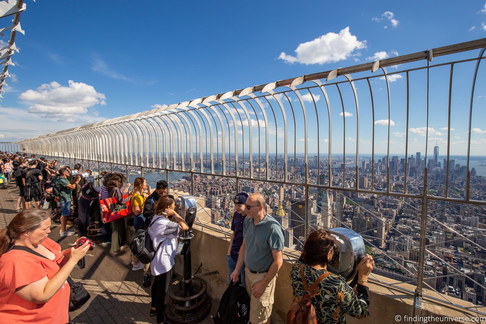 outdoor observation deck empire state building