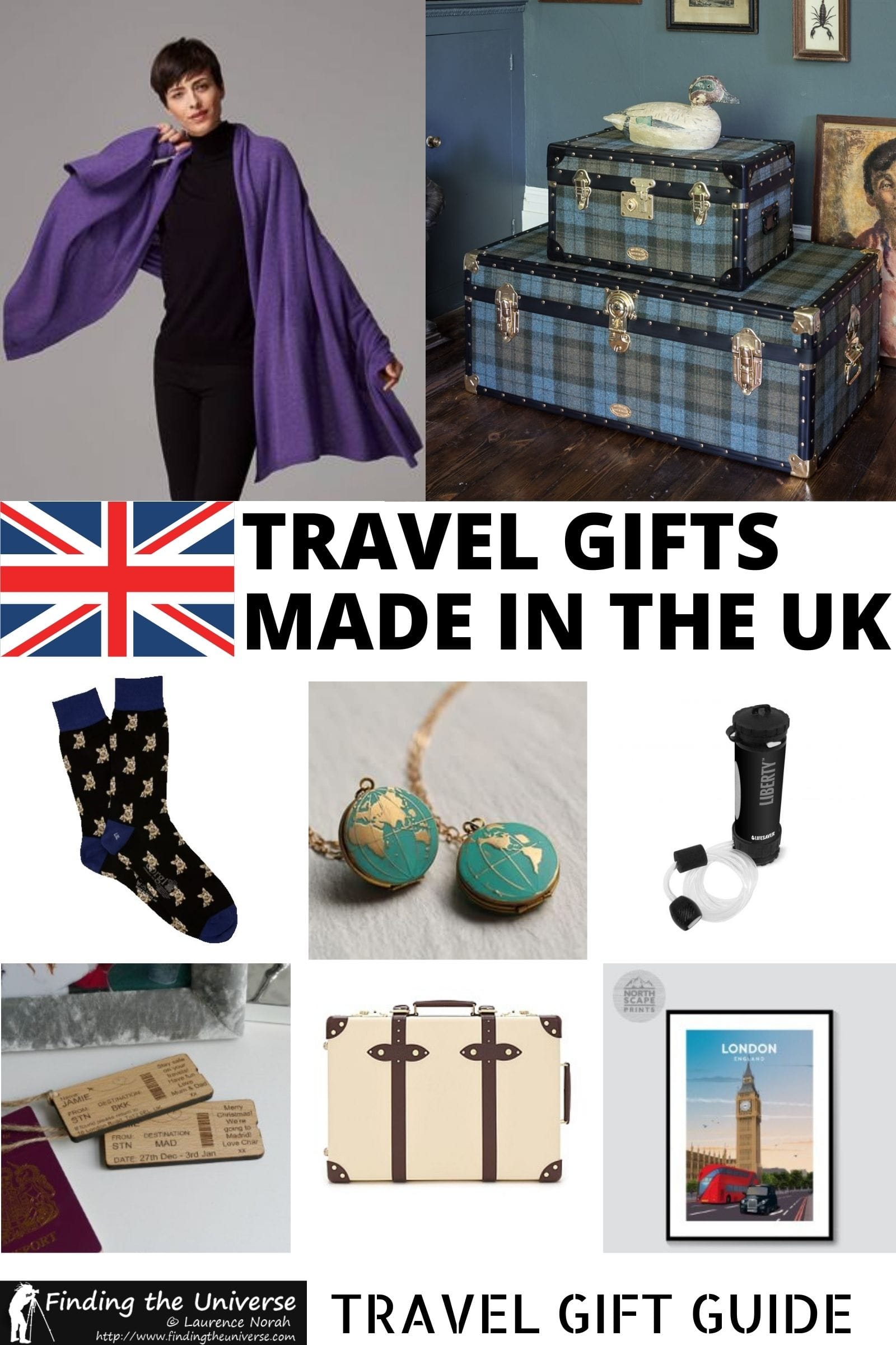 Looking for gifts made in Britain for a travel lover? This guide has some of the best gifts made in the UK at a range of budgets!