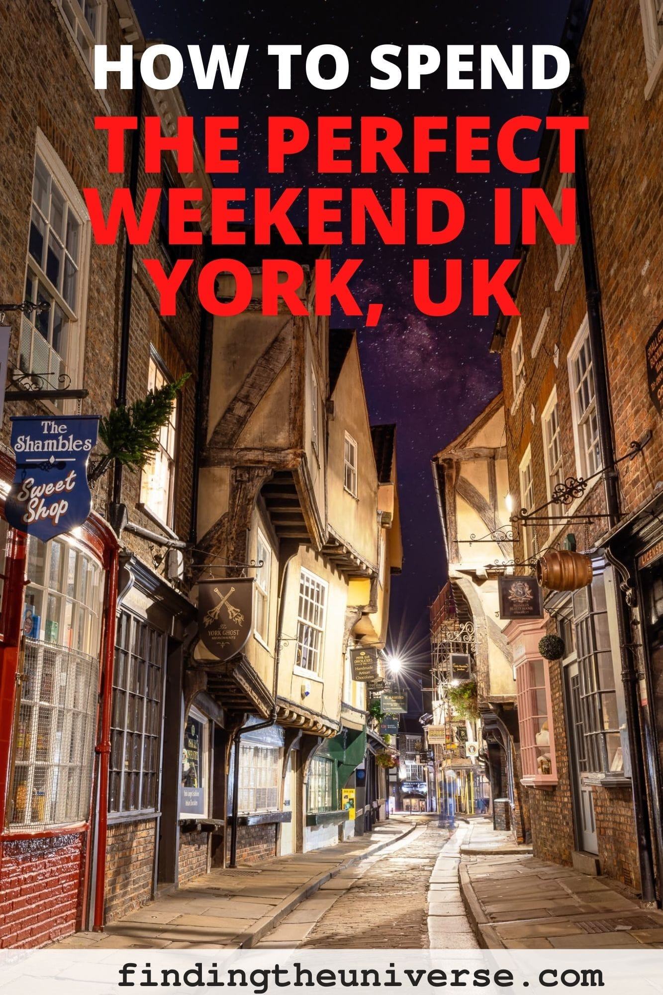 A detailed guide to spending a weekend in York. Detailed 2 day York itinerary, plus tips on getting around, where to stay and saving money!